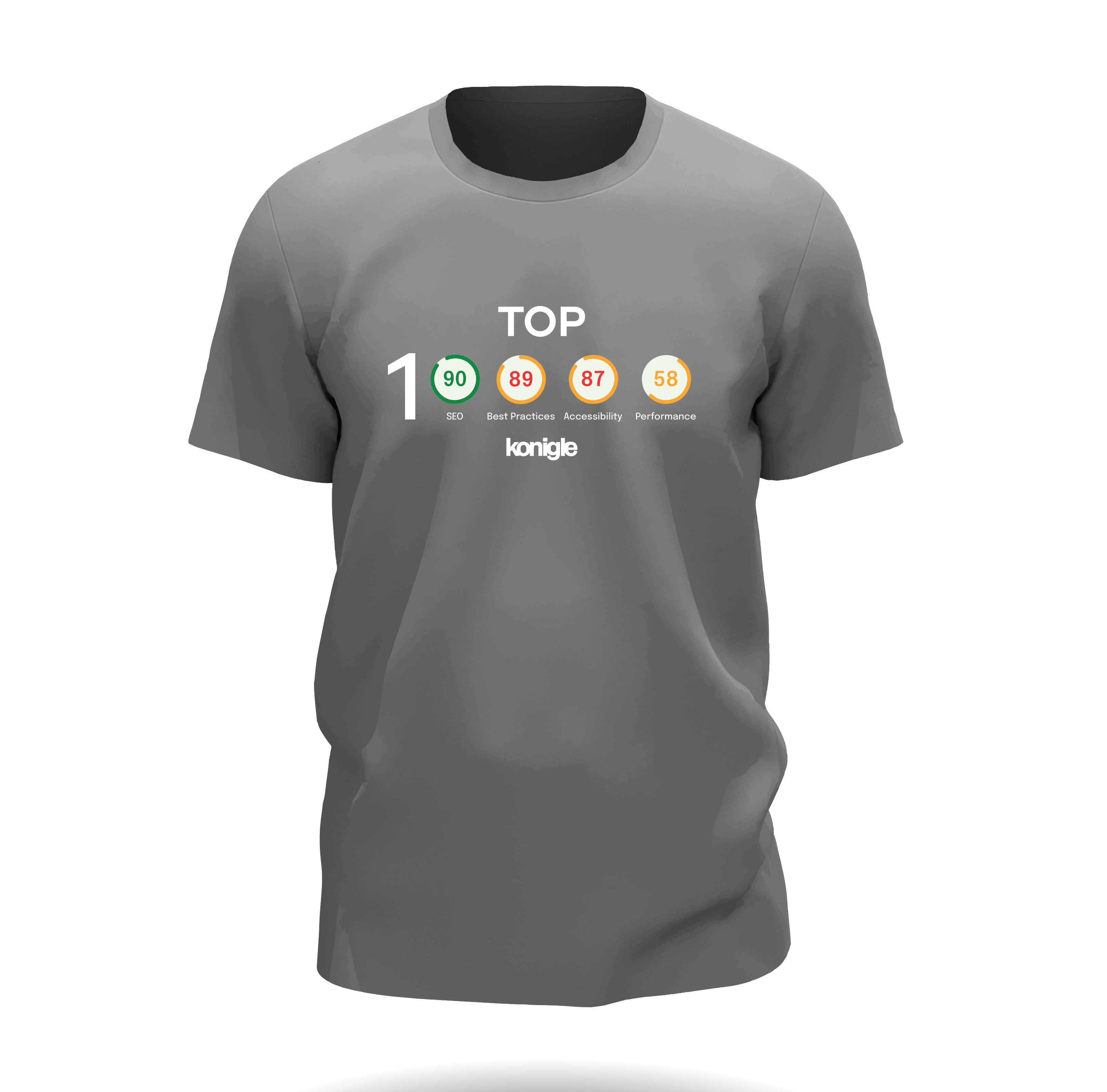 Google Page Insights of Top 10000 Websites T-shirt